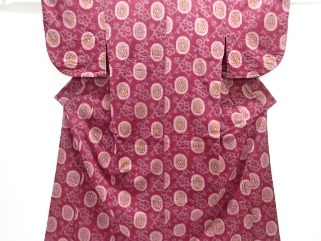 JAPANESE KIMONO / ANTIQUE KIMONO / MAOKA COTTON / BRANCH UME